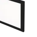 Simple LED panel, black, ultra-flat, 30 x 30 cm