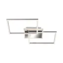 Frame LED ceiling light 2-bulb, CCT, aluminium