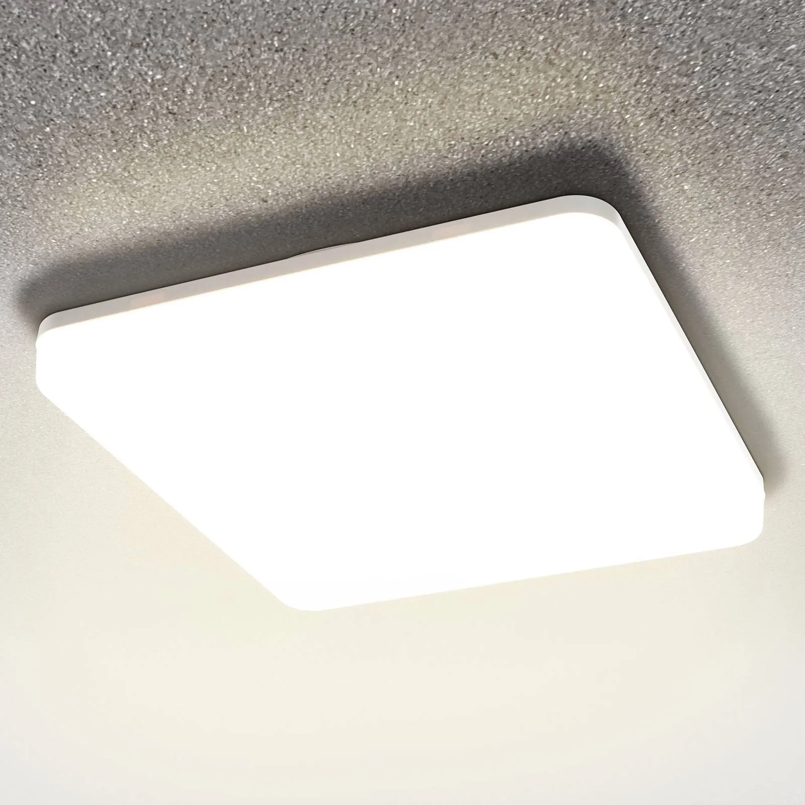 Pronto LED sensor ceiling light, 33 x 33 cm