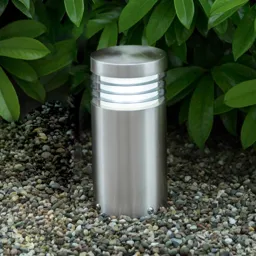 Aruba pillar light made of V4A stainless steel