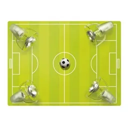 Footie pitch ceiling light with 4 bulbs