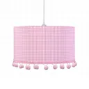 Vichy children’s hanging light with bobbles
