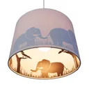 Carlo pendant light with a motif on the inside