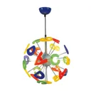 Kizi hanging light with colourful letters