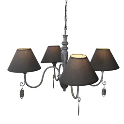 Antique grey hanging lamp Susana