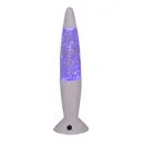 Glitter LED lava lamp