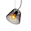 Korie hanging light, cage lampshade, one-bulb