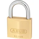Abus 65 Series Compact Brass Padlock Keyed Alike - 40mm, Standard, 402