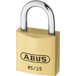 Abus 85 Series Classic Brass Padlock - 25mm, Standard