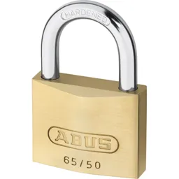 Abus 65 Series Compact Brass Padlock Keyed Alike - 50mm, Standard, 504