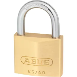 Abus 65 Series Compact Brass Padlock Keyed Alike - 40mm, Standard, 6406