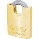 Abus 65 Series Compact Brass Padlock with Closed Shackle - 40mm, Standard