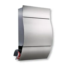 Opera - a comfortable stainless steel letter box
