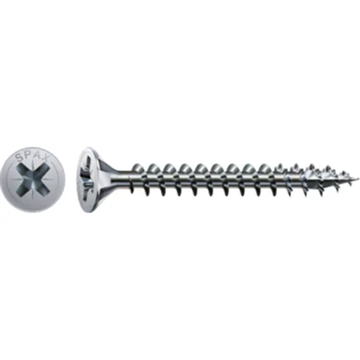 Spax S Self Countersinking Pozi Wood Screws Wirox - 3mm, 12mm, Pack of 200