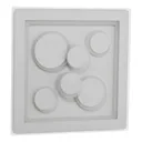 Ratio LED ceiling light, dimmable, six circles
