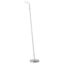 Dent LED floor lamp, dimmable, CCT, 1 x 8 W nickel