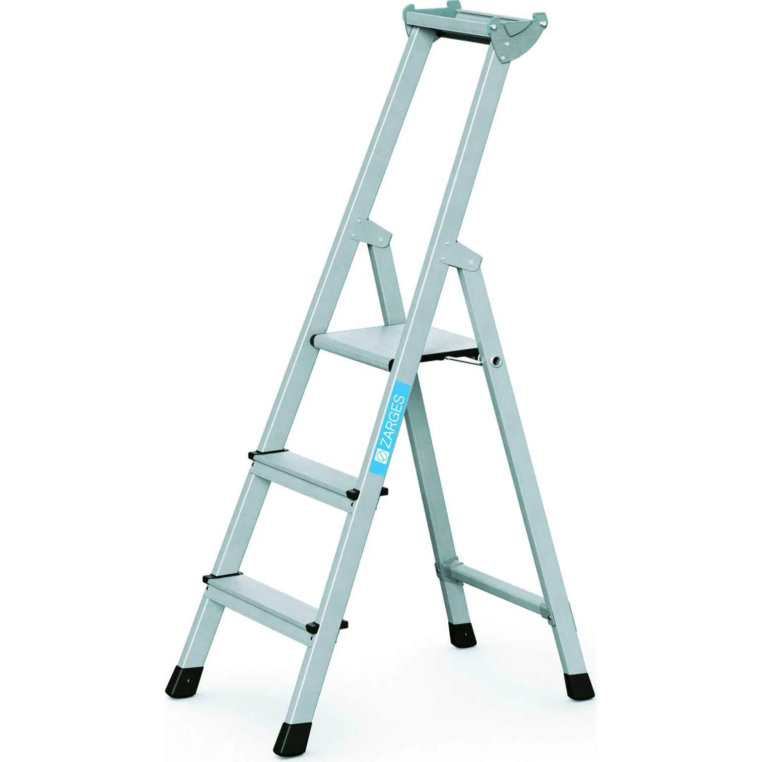 Zarges Anodised Trade Platform Step Ladder - 3