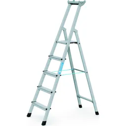 Zarges Anodised Trade Platform Step Ladder - 5