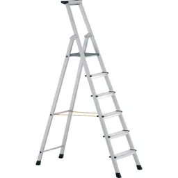 Zarges Anodised Trade Platform Step Ladder - 8