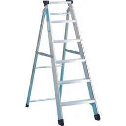 Zarges Industrial Swingback Step Ladder - 4