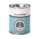 colourcourage Majolica blue Matt Emulsion paint, 125ml Tester pot