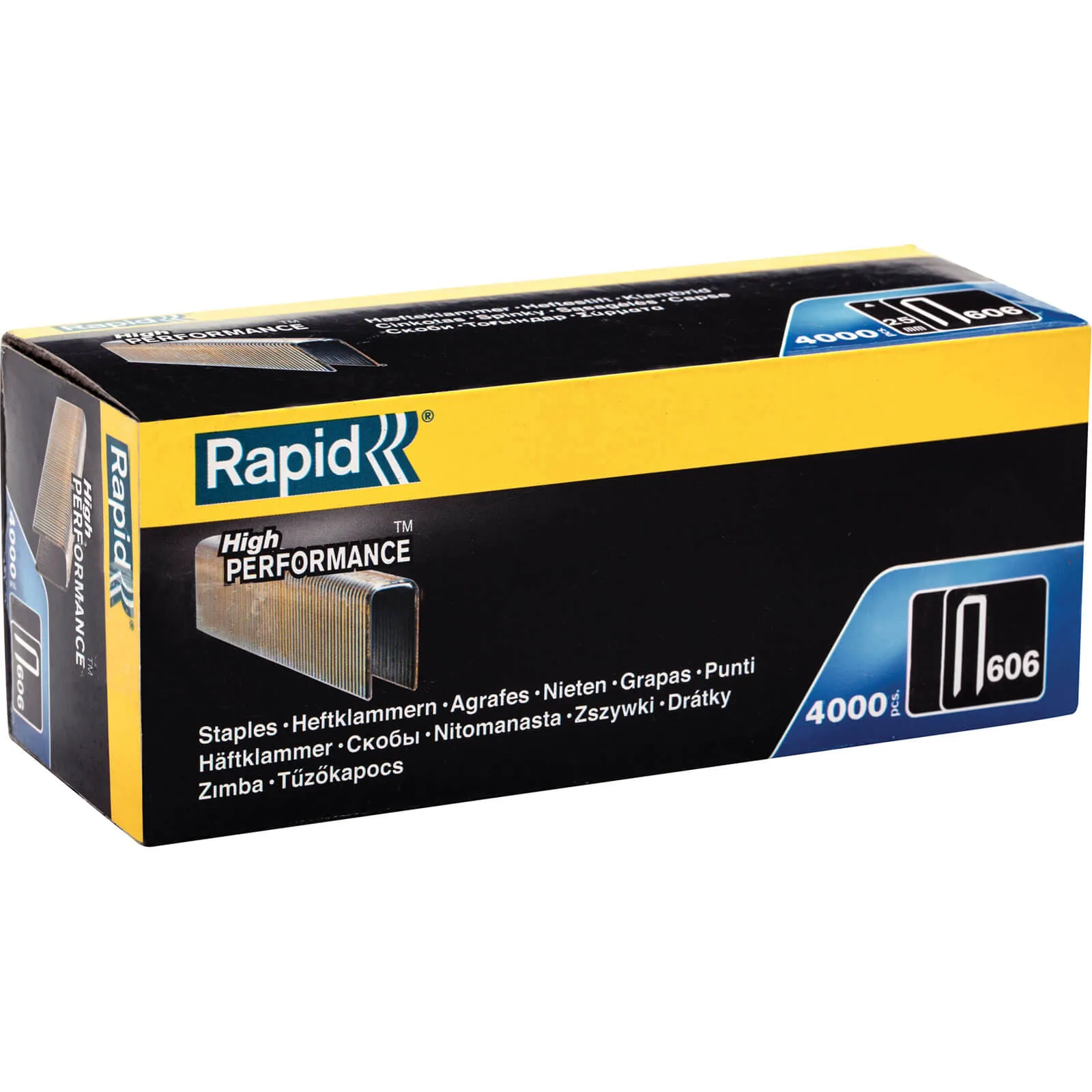 Rapid 606 Staples Narrow Crown - 30mm, Pack of 4000