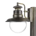 Artu lamp post, 2-bulb, black/gold
