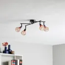 4-bulb Dalma ceiling light