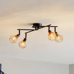 4-bulb Dalma ceiling light