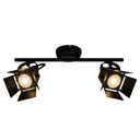 2-bulb LED spotlight ceiling light Movie, black