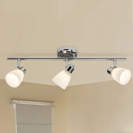 Three-bulb ceiling lamp Kensington with IP44