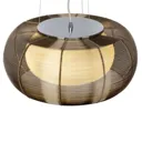 Large pendant lamp Relax bronze chrome