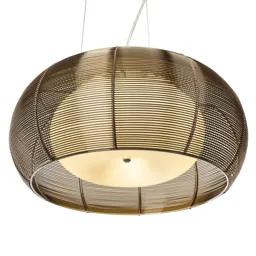 Large pendant lamp Relax bronze chrome