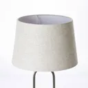 Sora table lamp with a stylish fabric lampshade