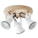 Seed ceiling spotlight lampshades 3-bulb white