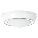Plains ceiling light with a glass lampshade
