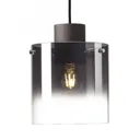 Hanging light Beth with smoked glass shade, 1-bulb