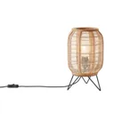 Tanah table lamp with bamboo