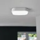 Bulkhead - oval LED ceiling lamp with sensor