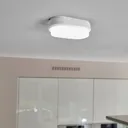 Bulkhead - oval LED ceiling lamp with sensor