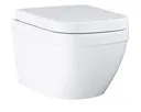 Grohe Euro Contemporary Wall hung Rimless Standard Toilet set with Soft close seat