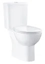 Grohe Bau Contemporary Open back close-coupled Rimless Standard Toilet & cistern with Soft close seat