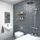 Grohe Eurosmart Cosmopolitan & Euro Curved Wall-mounted Cloakroom Basin (W)59.5cm