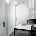 Luctra Floor Twin Linear LED floor lamp aluminium