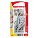 Fischer Nylon & steel Wall plug (L)40mm (Dia)6mm, Pack of 10