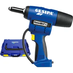 Gesipa PowerBird Pro Gold Edition Cordless Riveter - No Batteries, No Charger, Case