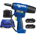 Gesipa PowerBird Pro Gold Edition Cordless Riveter - 2 x 2ah Li-ion, Charger, Case