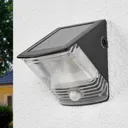 SOL 04 solar LED Wall light with IP44, black
