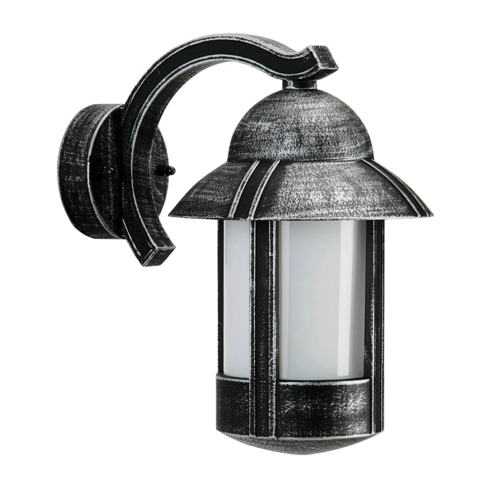 Country-style Duretta outdoor wall light, black