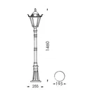 Country house lamp post 754 S